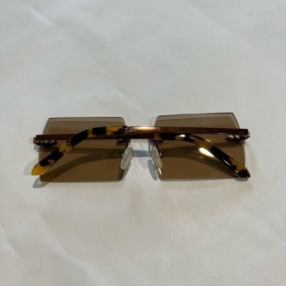 KAREN WALKER The Bird Rectangular Frame Tinted Sunglasses in Light … main image 5